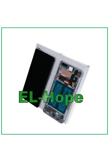 Écran LCD tactile d origine Samsung Galaxy S10 5G SM-G977F, noir majestueux