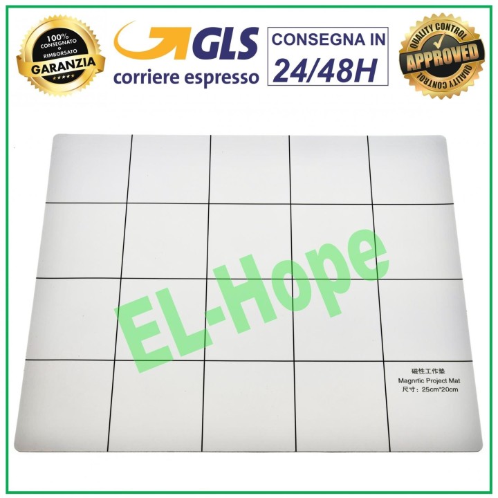TAPIS MAGNÉTIQUE ISOLANT POUR PLAN DE LABORATOIRE TAPIS MAGNÉTIQUE ANTISTATIQUE