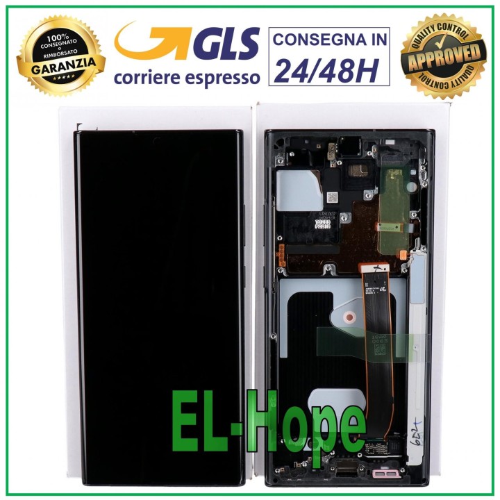 Écran d origine Samsung Note 20 Ultra 5G SM-N985 N986 tactile noir GH82-23622A
