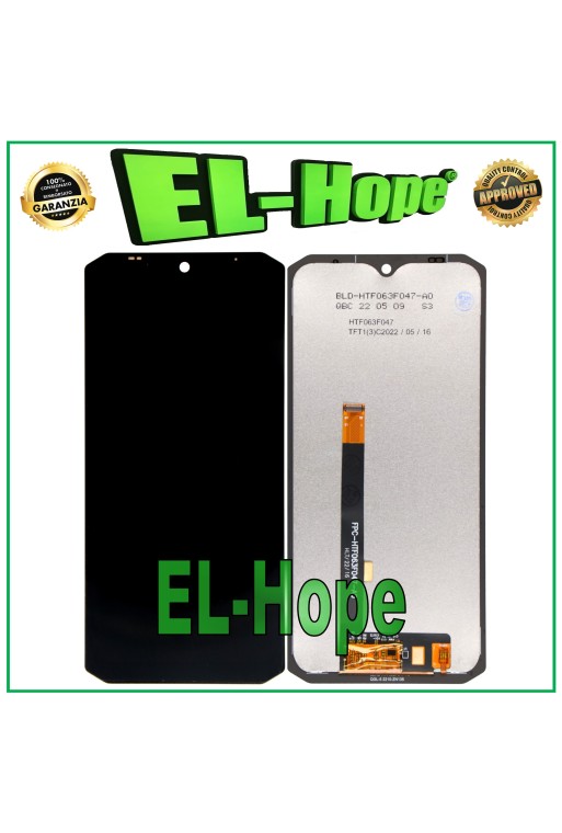 Écran LCD tactile assemblé noir pour Doogee S98/S98 Pro