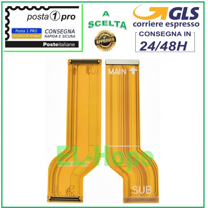Carte me're LCD a' connexion flexible et circuit imprime' de charge pour Samsung Galaxy A40 SM-A405F