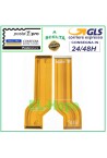 Carte me're LCD a' connexion flexible et circuit imprime' de charge pour Samsung Galaxy A40 SM-A405F