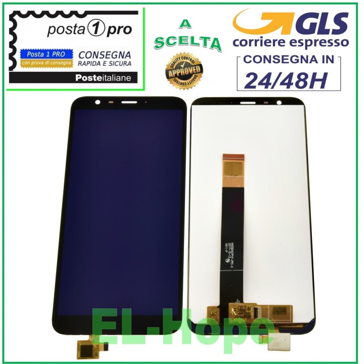 Écran LCD tactile noir de 5,45 pouces pour Meizu M8C, M908L, M810H et M810L