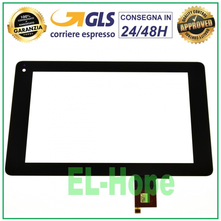 Écran tactile noir pour tablette Huawei MediaPad S7-301U, S7-303U et S7-301W
