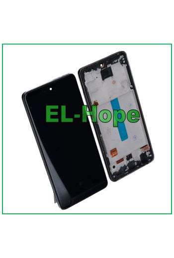 Écran LCD OLED pour Samsung Galaxy A52S 5G SM-A528 A528B, cadre tactile noir
