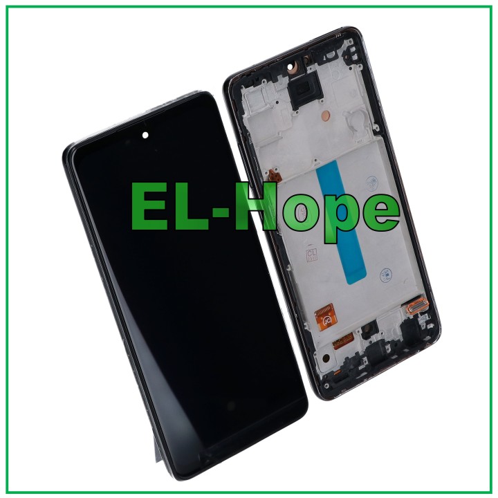 Écran LCD OLED pour Samsung Galaxy A52S 5G SM-A528 A528B, cadre tactile noir
