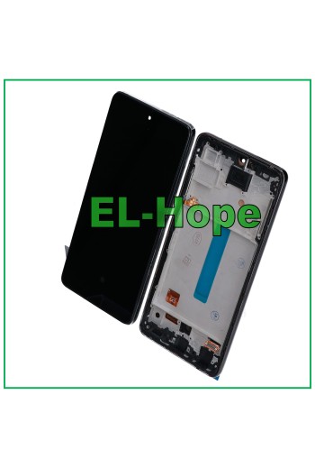 Écran LCD OLED pour Samsung Galaxy A52S 5G SM-A528 A528B, cadre tactile noir
