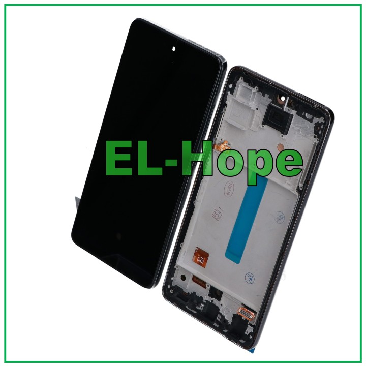 Écran LCD OLED pour Samsung Galaxy A52S 5G SM-A528 A528B, cadre tactile noir