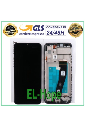 Écran LCD tactile d origine Samsung Galaxy A02S SM-A025G en verre noir