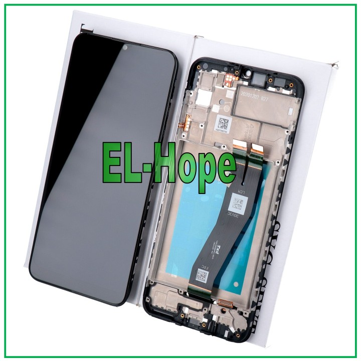 Cadre d e'cran d origine pour Samsung A02S SM-A025G, e'cran tactile LCD noir GH81-20181A