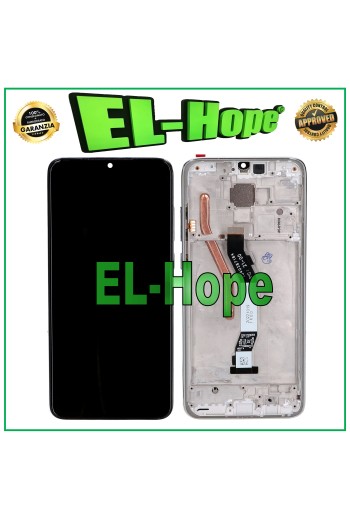 ÉCRAN TACTILE LCD + CHÂSSIS POUR XIAOMI REDMI NOTE 8 PRO M1906G7G VERRE BLANC