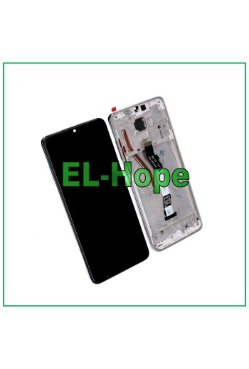 ÉCRAN TACTILE LCD + CHÂSSIS POUR XIAOMI REDMI NOTE 8 PRO M1906G7G VERRE BLANC