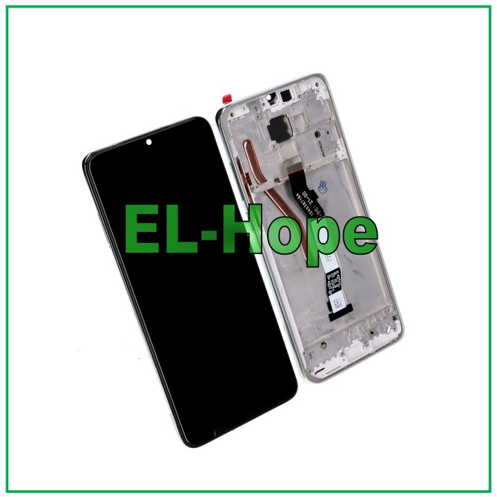 ÉCRAN TACTILE LCD + CHÂSSIS POUR XIAOMI REDMI NOTE 8 PRO M1906G7G VERRE BLANC