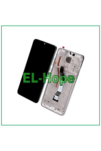 ÉCRAN TACTILE LCD + CHÂSSIS POUR XIAOMI REDMI NOTE 8 PRO M1906G7G VERRE BLANC