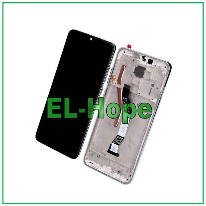 ÉCRAN TACTILE LCD + CHÂSSIS POUR XIAOMI REDMI NOTE 8 PRO M1906G7G VERRE BLANC