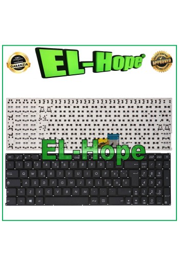 Clavier italien pour ordinateur portable ASUS UX510U, UX510UX, UX510UW, UX510UR, V510UX, noir
