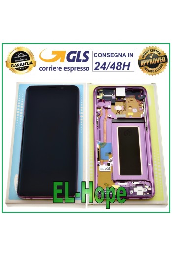 Écran LCD d origine Samsung Galaxy S9 SM-G960F 2018 Écran tactile Violet