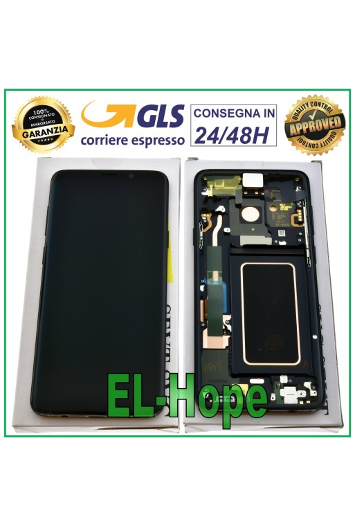 Écran LCD d origine Samsung Galaxy S9+ SM-G965F PLUS Écran tactile Noir