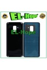 Cache batterie pour Samsung Galaxy A8 2018 SM-A530, coque arrie're en verre noir