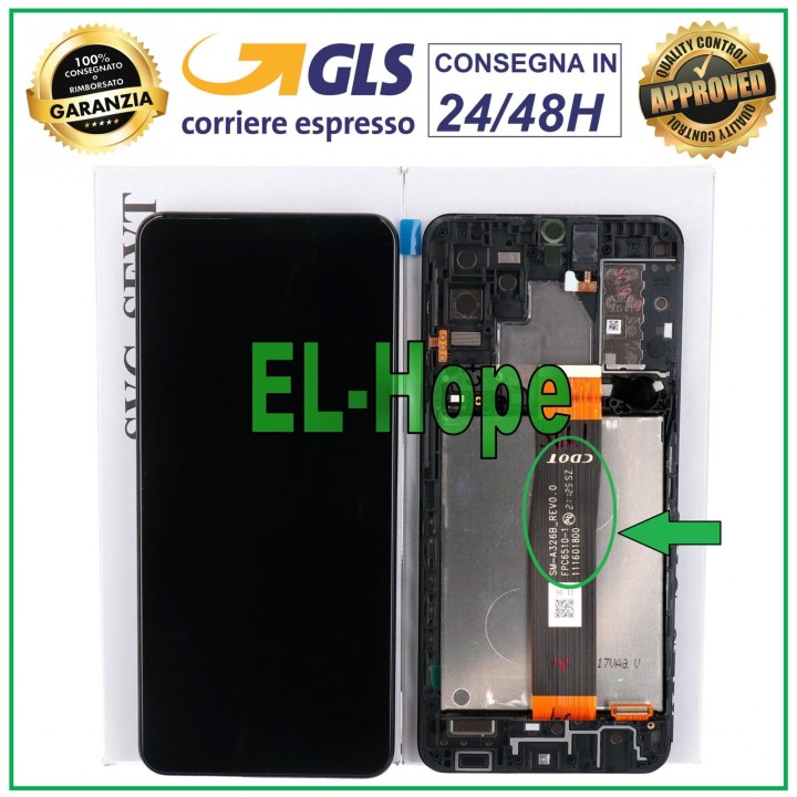 Cadre d e'cran d origine pour Samsung A32 5G SM-A326 SM-A326B, e'cran tactile GH82-25121A