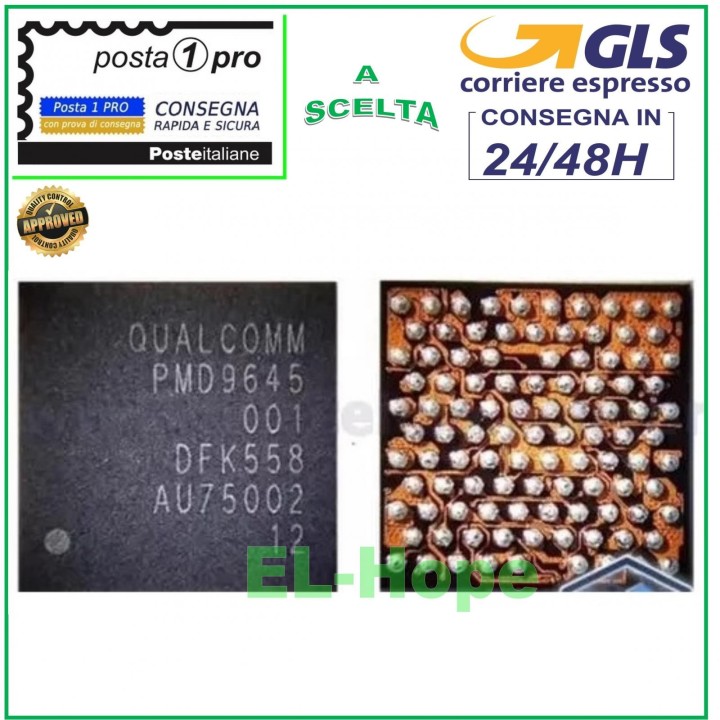 Puce de circuit inte'gre' BGA PMD9645 QUALCOMM pour iPhone 7 et 7+