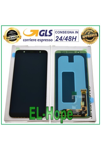Écran LCD tactile d origine Samsung Galaxy A6 Plus 2018 SM-A605F noir