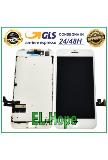 Écran LCD tactile en verre blanc pour Apple iPhone 7/7G, identique à l original