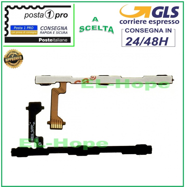 Touches de volume flexibles et plates pour ASUS Zenfone Go ZC500TG Z00VD