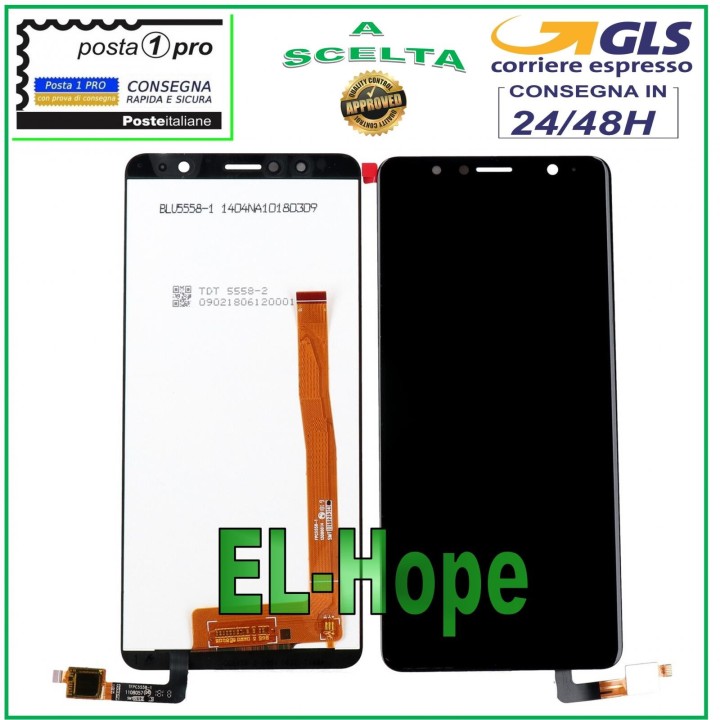 Écran LCD pour Wiko View Lite, e'cran tactile en verre assemble'