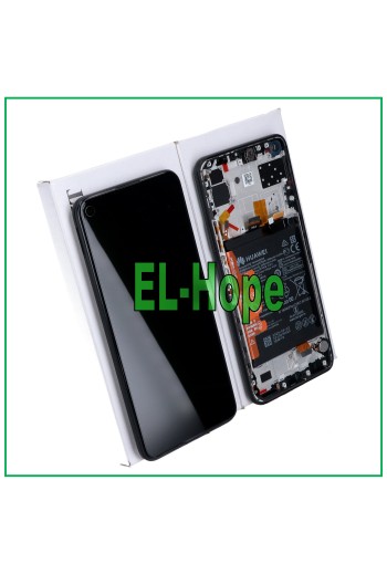 Écran LCD + châssis et batterie d origine Huawei P40 Lite 5G CDY-NX9A Touch Black