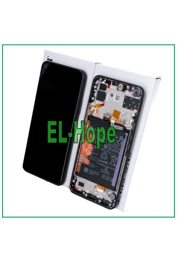 Écran LCD + châssis et batterie d origine Huawei P40 Lite 5G CDY-NX9A Touch Black
