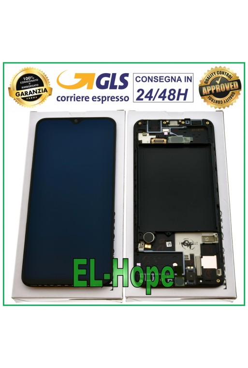 Écran LCD tactile Samsung Galaxy A30S SM-A307F 6,4 noir