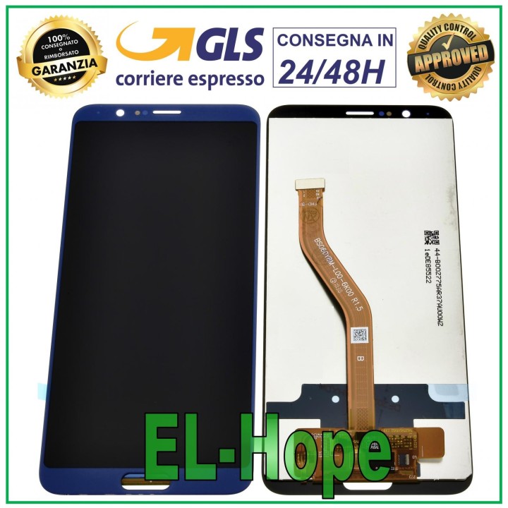 Écran tactile et LCD pour Huawei Honor View 10 BKL-AL20 BKL-L09 Bleu