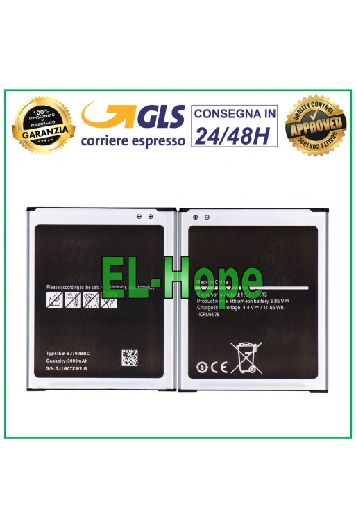 Batterie EB-BJ700CBE pour Samsung J7 SM-J700F / J4 J400F / J7 CORE J701F 3000 mAh