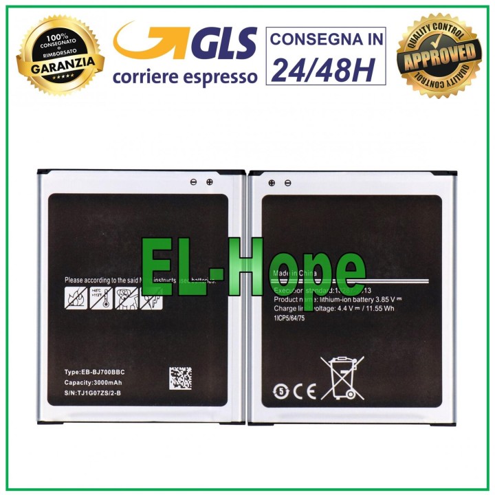 Batterie EB-BJ700CBE pour Samsung J7 SM-J700F / J4 J400F / J7 CORE J701F 3000 mAh