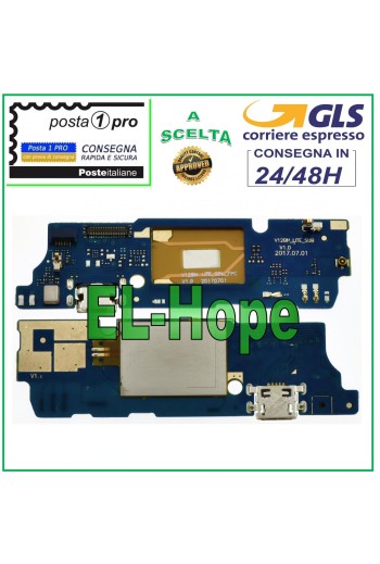 CONNECTEUR DE CHARGE POUR WIKO VIEW + MICROPHONE DOCK PCB CHARGE MICRO USB