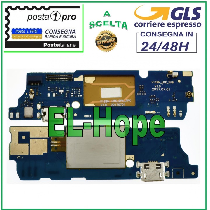 CONNECTEUR DE CHARGE POUR WIKO VIEW + MICROPHONE DOCK PCB MICRO USB CHARGE