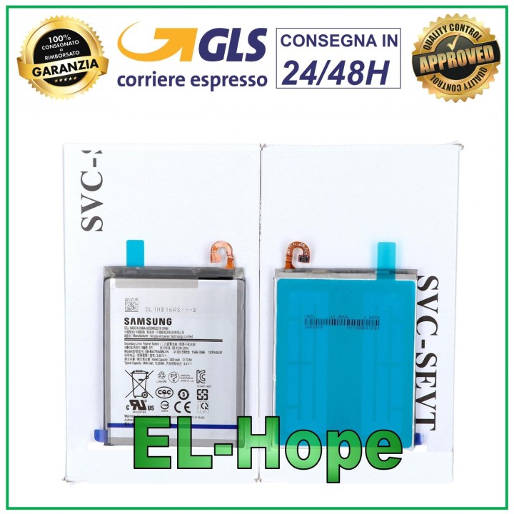 Batterie d origine Samsung Galaxy A10 SM-A105F EB-BA750ABU 3300 mAh