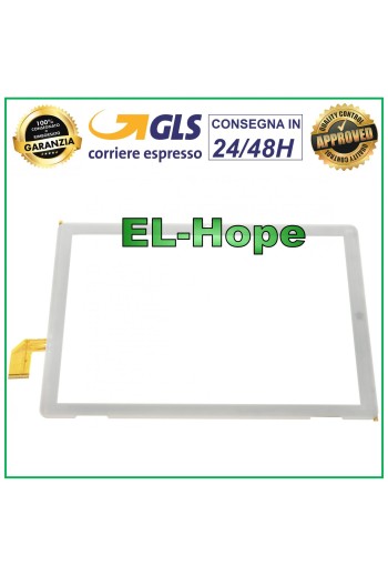 ÉCRAN TACTILE POUR MEDIACOM SmartPad iyo 10 4G M-SP1EY4G VERRE BLANC ORIGINAL
