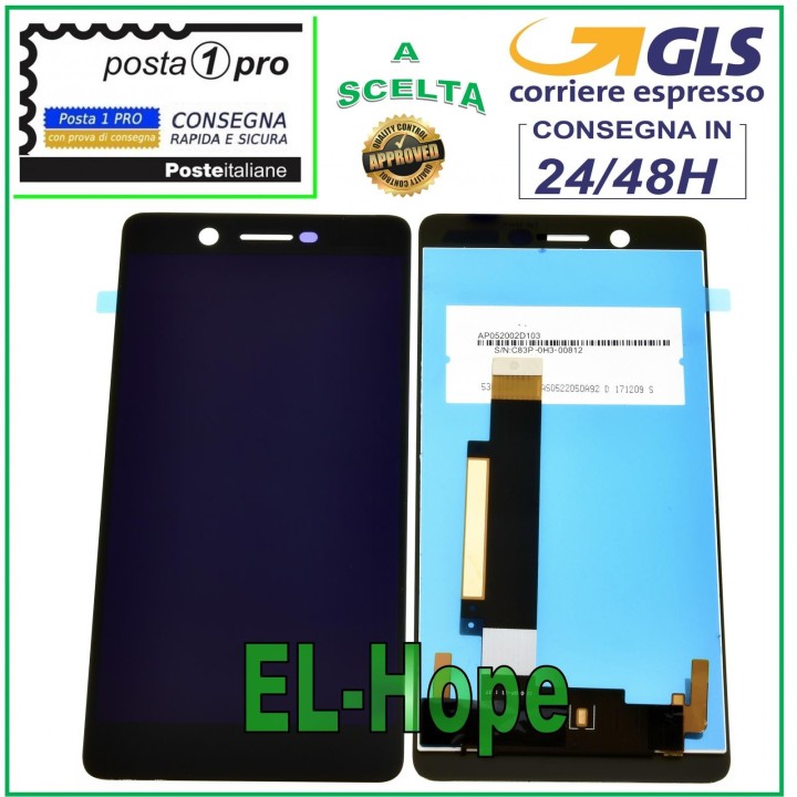 Écran LCD assemble' pour Nokia 7 TA-1041, e'cran tactile en verre, 5,2 pouces, noir