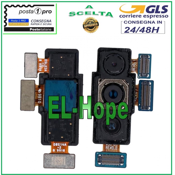 CAMÉRA ARRIÈRE FLAT FLEX POUR SAMSUNG GALAXY A50 SM-A505F SM-A505 CAMÉRA ARRIÈRE