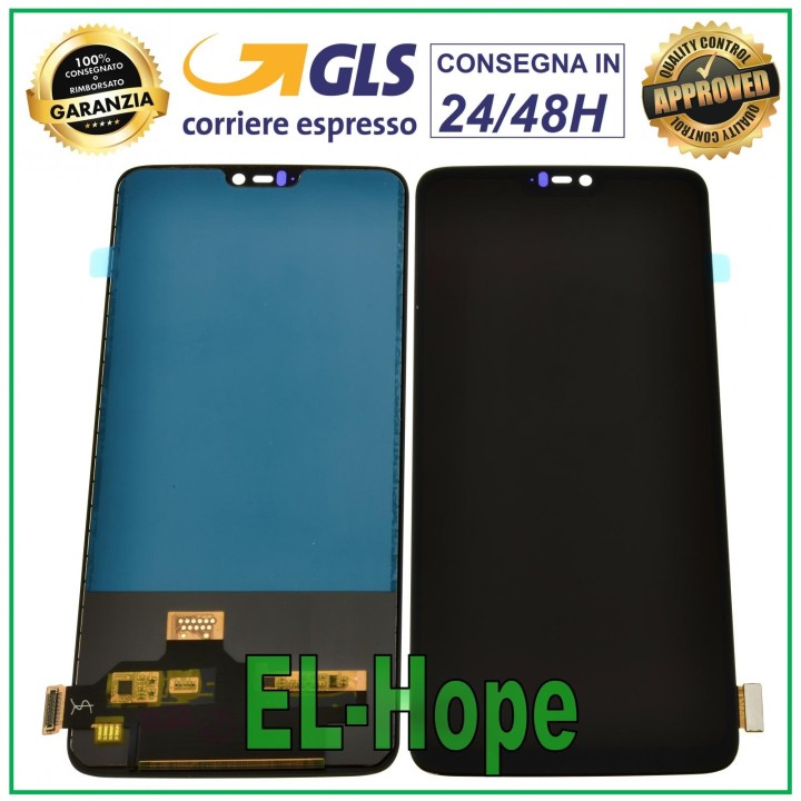 Écran LCD TFT pour OnePlus 6 A6000 A6003, e'cran tactile en verre