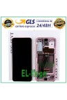 Cadre d origine, e'cran tactile rose pour Samsung S20 SM-G980 G981 (GH82-22131D)