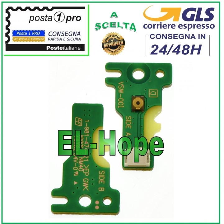 PCB DOCK BOUTON D ALIMENTATION PLAYSTATION 4 PRO PS4 VSW-001 VSW-002