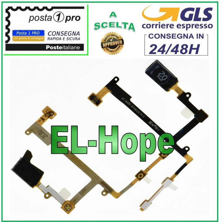 Touches de volume flexibles plates pour haut-parleur audio Samsung Galaxy S3 Neo GT I9301 I9300