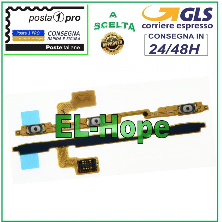 TOUCHES LATÉRALES PLATES VOLUME MARCHE ARRÊT MARCHE SAMSUNG GALAXY A20E SM-A202F