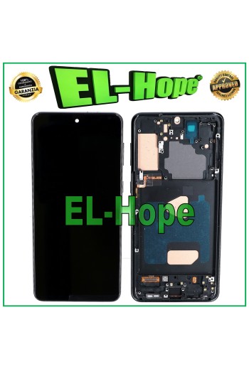 Écran tactile LCD TFT pour Samsung Galaxy S21+ Plus SM-G996, cadre noir