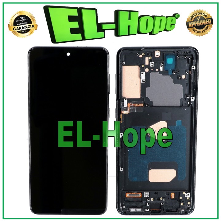 Écran tactile LCD TFT pour Samsung Galaxy S21+ Plus SM-G996, cadre noir
