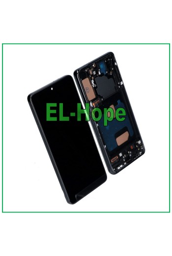 Écran tactile LCD TFT pour Samsung Galaxy S21+ Plus SM-G996, cadre noir