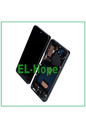 Écran tactile LCD TFT pour Samsung Galaxy S21+ Plus SM-G996, cadre noir